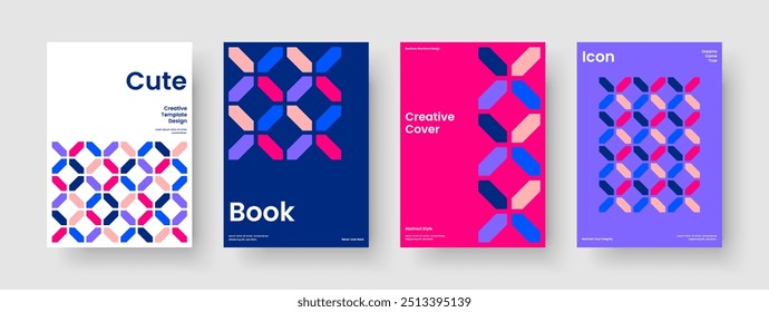 Geometric Book Cover Design. Creative Flyer Layout. Isolated Business Presentation Template. Poster. Banner. Background. Report. Brochure. Magazine. Brand Identity. Catalog. Journal. Newsletter