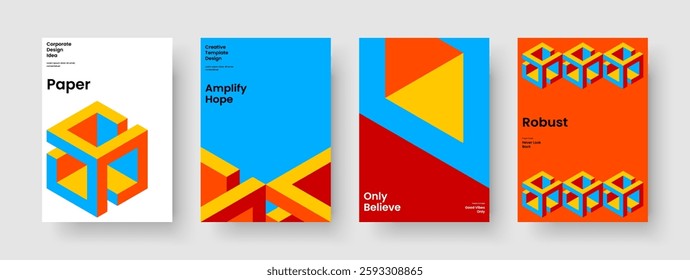 Geometric Book Cover Design. Creative Poster Layout. Isolated Business Presentation Template. Banner. Flyer. Report. Brochure. Background. Portfolio. Brand Identity. Handbill. Journal. Pamphlet