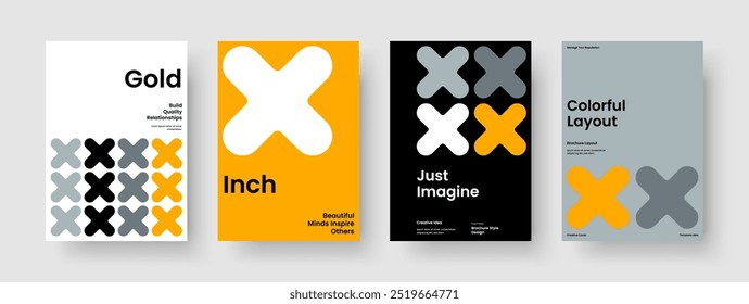Geometric Book Cover Design. Modern Banner Template. Isolated Report Layout. Background. Brochure. Poster. Flyer. Business Presentation. Handbill. Portfolio. Notebook. Advertising. Catalog