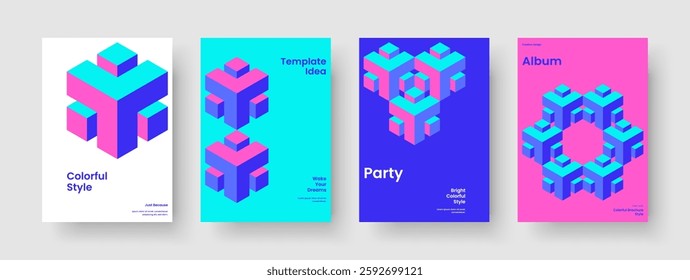 Geometric Book Cover Design. Modern Poster Layout. Isolated Report Template. Brochure. Business Presentation. Banner. Flyer. Background. Advertising. Journal. Catalog. Portfolio. Handbill. Magazine