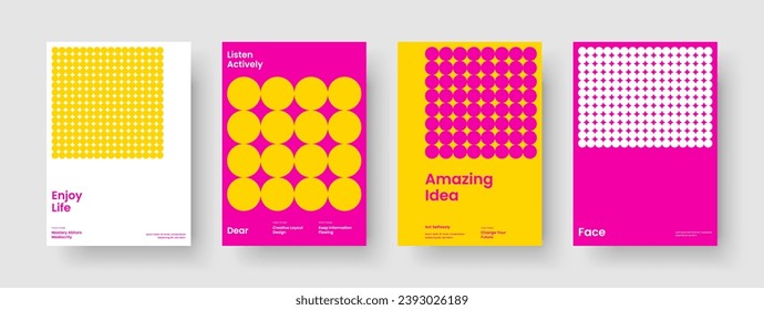Diseño de la cubierta del libro geométrico. Resumen de diseño de pancartas. Plantilla de informe creativo. Antecedentes. Cartel. Presentación de negocios. Volante. Folleto. Billete. Cuaderno. Identidad de marca. Folleto. Revista