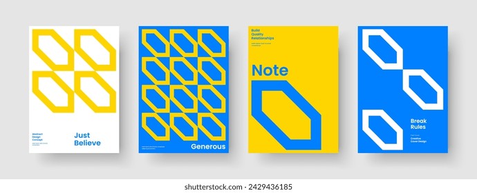 Geometric Book Cover Layout. Abstract Business Presentation Template. Isolated Background Design. Report. Brochure. Flyer. Banner. Poster. Catalog. Pamphlet. Handbill. Leaflet. Notebook. Journal