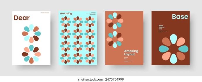 Geometric Book Cover Layout. Abstract Report Design. Creative Brochure Template. Background. Business Presentation. Banner. Flyer. Poster. Leaflet. Notebook. Pamphlet. Brand Identity. Magazine