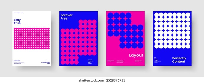 Geometric Book Cover Layout. Abstract Banner Template. Isolated Report Design. Poster. Background. Brochure. Business Presentation. Flyer. Handbill. Catalog. Brand Identity. Leaflet. Portfolio