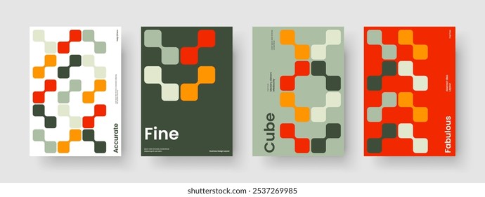 Disposição Geométrica Da Capa Do Livro. Modelo de cartaz abstrato. Design de banner isolado. Histórico. Apresentação de negócios. Brochura. Panfleto. Relatório. Revista. Panfleto. Boletim informativo. Catálogo. Notebook. Folheto