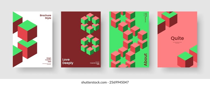 Geometric Book Cover Layout. Abstract Flyer Template. Isolated Brochure Design. Background. Report. Business Presentation. Banner. Poster. Catalog. Pamphlet. Brand Identity. Newsletter. Handbill