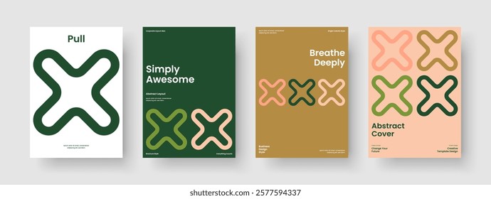 Geometric Book Cover Layout. Abstract Report Template. Modern Banner Design. Background. Flyer. Brochure. Poster. Business Presentation. Pamphlet. Newsletter. Portfolio. Magazine. Leaflet