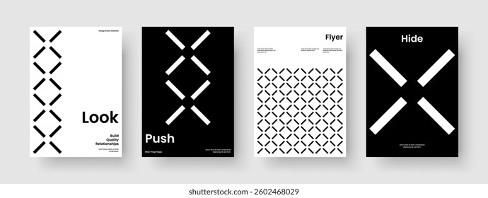 Geometric Book Cover Layout. Abstract Report Template. Modern Business Presentation Design. Banner. Flyer. Background. Poster. Brochure. Newsletter. Portfolio. Journal. Catalog. Brand Identity