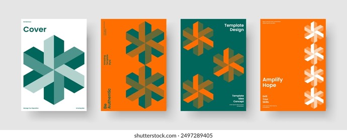 Geometric Book Cover Layout. Creative Background Template. Abstract Banner Design. Flyer. Brochure. Report. Business Presentation. Poster. Journal. Portfolio. Magazine. Handbill. Newsletter