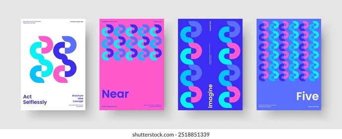 Diseño geométrico de la cubierta del libro. Diseño creativo de folletos. Plantilla de Anuncio aislada. Antecedentes. Volante. Cartel. Presentación de Negocios. Informe. Panfleto. Folleto. Identidad de marca. Publicidad. Cuaderno