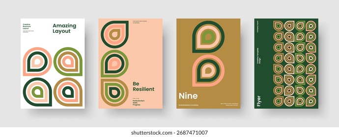 Geometric Book Cover Layout. Creative Business Presentation Design. Abstract Report Template. Banner. Poster. Brochure. Background. Flyer. Brand Identity. Leaflet. Advertising. Catalog. Newsletter