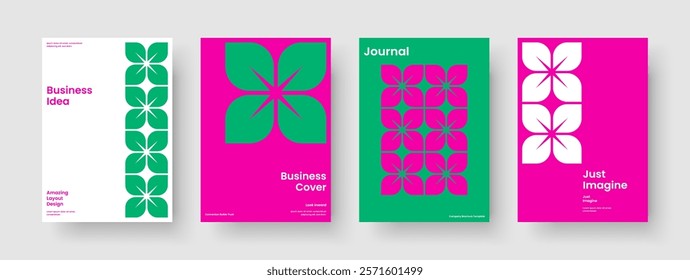 Geometric Book Cover Layout. Isolated Poster Design. Abstract Banner Template. Brochure. Background. Report. Flyer. Business Presentation. Catalog. Journal. Leaflet. Handbill. Notebook. Pamphlet