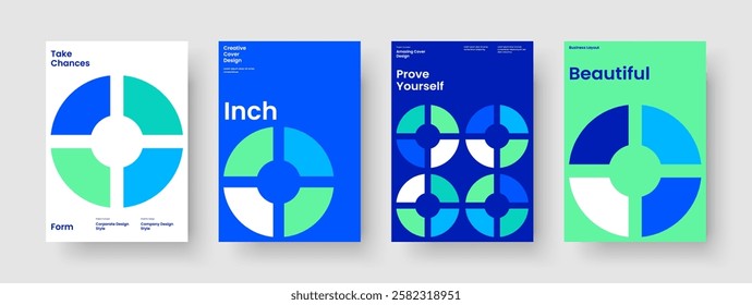 Geometric Book Cover Layout. Isolated Background Template. Modern Flyer Design. Business Presentation. Report. Poster. Banner. Brochure. Portfolio. Magazine. Catalog. Brand Identity. Pamphlet