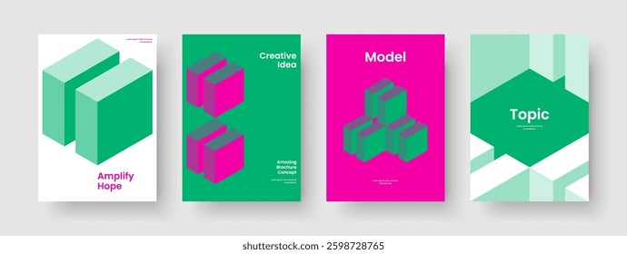 Geometric Book Cover Layout. Isolated Flyer Design. Creative Brochure Template. Background. Poster. Report. Business Presentation. Banner. Leaflet. Notebook. Brand Identity. Newsletter. Journal
