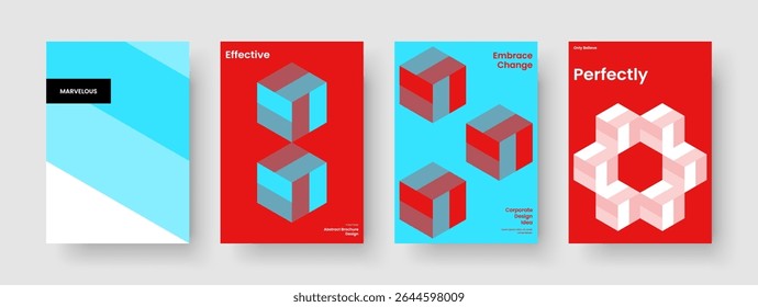 Geometric Book Cover Layout. Isolated Background Design. Abstract Business Presentation Template. Flyer. Banner. Report. Brochure. Poster. Advertising. Portfolio. Journal. Handbill. Brand Identity