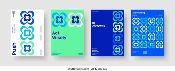 Diseño geométrico de la cubierta del libro. Plantilla de presentación de negocios aislados. Diseño de fondo creativo. Anuncio. Informe. Volante. Folleto. Cartel. Identidad de marca. Catálogo. Folleto. Cuaderno. Publicidad