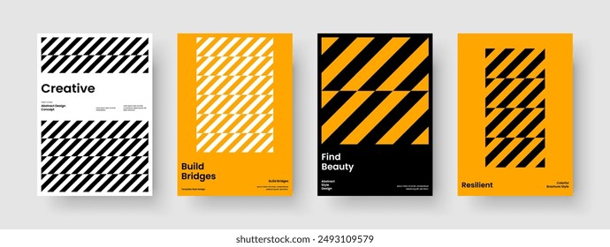 Geometric Book Cover Layout. Modern Report Design. Creative Background Template. Brochure. Flyer. Business Presentation. Banner. Poster. Leaflet. Notebook. Catalog. Brand Identity. Magazine