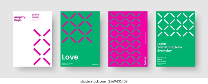 Geometric Book Cover Layout. Modern Business Presentation Design. Abstract Background Template. Banner. Flyer. Brochure. Poster. Report. Portfolio. Journal. Pamphlet. Notebook. Handbill