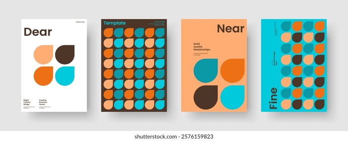 Geometric Book Cover Layout. Modern Brochure Template. Creative Business Presentation Design. Poster. Banner. Background. Flyer. Report. Newsletter. Advertising. Leaflet. Handbill. Catalog