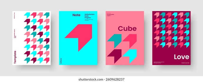 Geometric Book Cover Layout. Modern Brochure Template. Isolated Banner Design. Business Presentation. Flyer. Poster. Report. Background. Notebook. Newsletter. Journal. Magazine. Leaflet. Portfolio