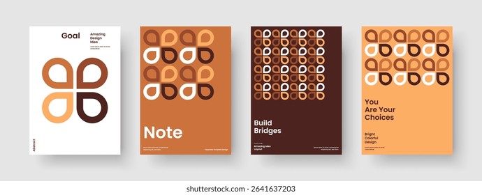 Geometric Book Cover Layout. Modern Background Design. Isolated Report Template. Poster. Banner. Flyer. Business Presentation. Brochure. Magazine. Notebook. Handbill. Journal. Portfolio. Catalog