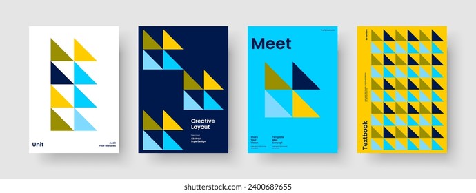 Geometric Book Cover Template. Creative Background Layout. Modern Brochure Design. Business Presentation. Poster. Report. Banner. Flyer. Handbill. Notebook. Pamphlet. Newsletter. Catalog. Magazine