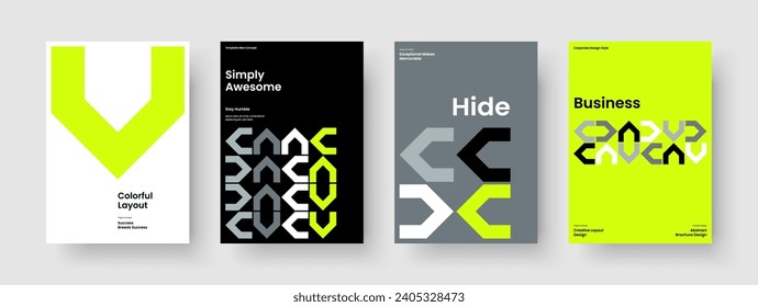 Geometric Book Cover Template. Creative Report Design. Isolated Poster Layout. Background. Business Presentation. Flyer. Banner. Brochure. Notebook. Brand Identity. Catalog. Handbill. Newsletter