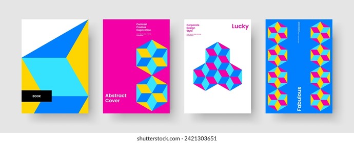 Geometric Book Cover Template. Creative Banner Design. Abstract Report Layout. Poster. Brochure. Business Presentation. Flyer. Background. Journal. Portfolio. Magazine. Leaflet. Notebook. Handbill
