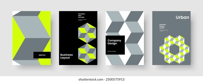 Geometric Book Cover Template. Creative Report Design. Isolated Poster Layout. Background. Business Presentation. Banner. Brochure. Flyer. Brand Identity. Newsletter. Leaflet. Advertising. Pamphlet