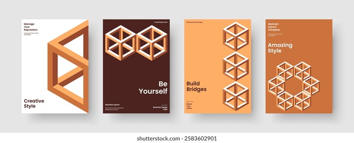 Geometric Book Cover Template. Creative Brochure Layout. Isolated Flyer Design. Banner. Report. Poster. Business Presentation. Background. Portfolio. Brand Identity. Catalog. Pamphlet. Leaflet