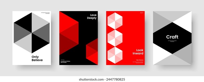 Geometric Book Cover Template. Isolated Report Design. Abstract Business Presentation Layout. Brochure. Poster. Banner. Background. Flyer. Brand Identity. Advertising. Handbill. Leaflet. Catalog