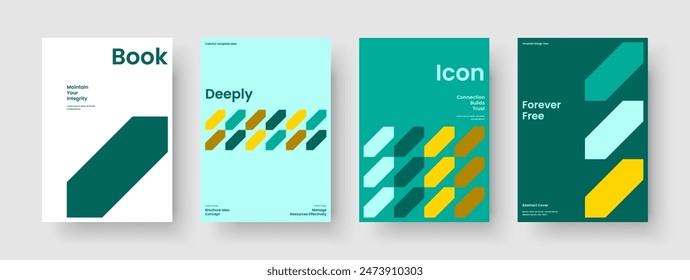 Geometric Book Cover Template. Isolated Background Design. Modern Business Presentation Layout. Brochure. Report. Flyer. Poster. Banner. Advertising. Brand Identity. Newsletter. Pamphlet. Notebook