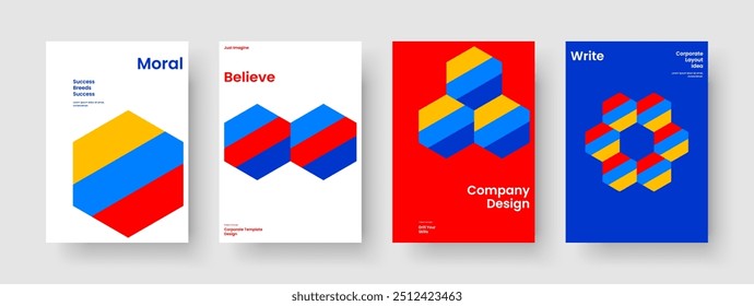 Geometric Book Cover Template. Isolated Flyer Layout. Creative Report Design. Poster. Brochure. Business Presentation. Background. Banner. Leaflet. Notebook. Brand Identity. Advertising. Portfolio