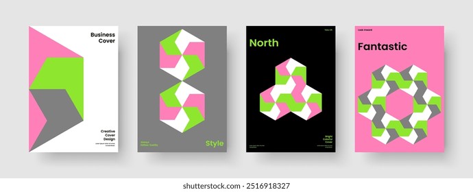 Geometric Book Cover Template. Isolated Business Presentation Design. Creative Background Layout. Poster. Flyer. Report. Banner. Brochure. Catalog. Portfolio. Pamphlet. Journal. Brand Identity