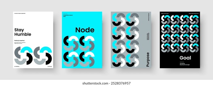 Modelo Geométrico de Capa de Livro. Design de banner isolado. Layout do plano de fundo criativo. Panfleto. Brochura. Relatório. Apresentação de negócios. Cartaz. Conhecimento manual. Boletim informativo. Identidade da marca. Bloco de Anotações