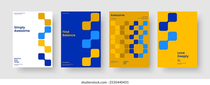 Modelo Geométrico de Capa de Livro. Layout de Panfleto Isolado. Design de banner criativo. Histórico. Brochura. Cartaz. Relatório. Apresentação de negócios. Identidade da marca. Conhecimento manual. Notebook. Boletim informativo. Portfólio