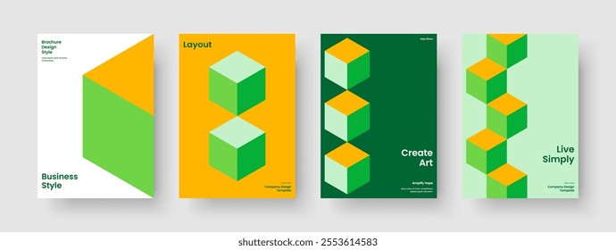Geometric Book Cover Template. Isolated Brochure Design. Modern Background Layout. Business Presentation. Poster. Banner. Report. Flyer. Catalog. Journal. Notebook. Brand Identity. Advertising