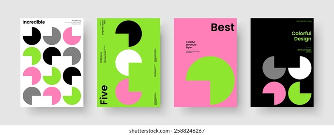 Geometric Book Cover Template. Isolated Banner Design. Abstract Report Layout. Background. Poster. Flyer. Business Presentation. Brochure. Brand Identity. Newsletter. Magazine. Leaflet. Catalog