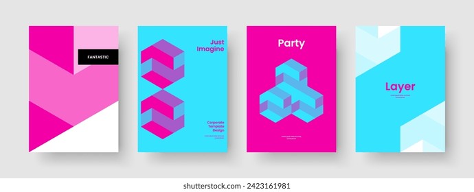 Geometric Book Cover Template. Modern Brochure Layout. Isolated Background Design. Banner. Business Presentation. Flyer. Poster. Report. Newsletter. Notebook. Leaflet. Handbill. Journal. Portfolio