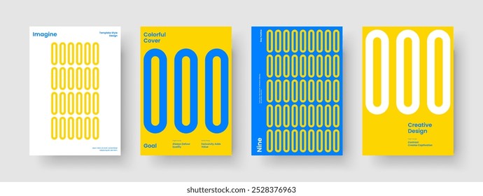 Modelo Geométrico de Capa de Livro. Design moderno Flyer. Layout de Relatório Criativo. Cartaz. Faixa. Apresentação de negócios. Histórico. Brochura. Diário. Identidade da marca. Publicidade. Catálogo. Boletim Informativo