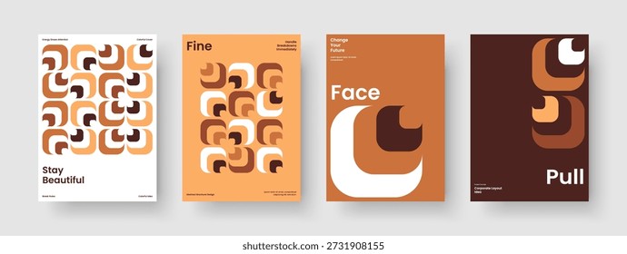 Geometric Book Cover Template. Modern Brochure Layout. Creative Banner Design. Flyer. Background. Report. Poster. Business Presentation. Leaflet. Notebook. Journal. Handbill. Brand Identity