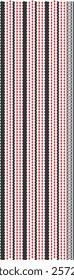 Geometric border Design For Fabric, embroidery.