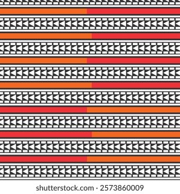 Geometric Border Design pattern For Fabric print and Embroidery
