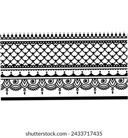 Geometric Border Design for Textile