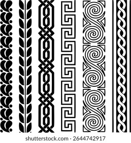 Geometric border design which you can use in borders. You can use it in wedding cards. You can use it in books vectors file