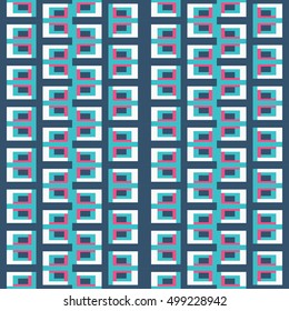 Geometric Box Pattern. Pattern can be used for wallpaper, cover fills, web page background, surface textures. 