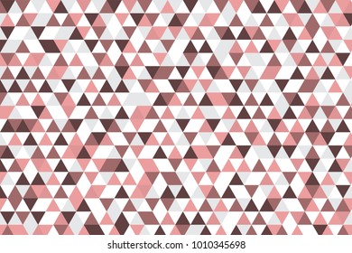 Geometric Bright Abstract Vector Pink Backgrounds with Triangles. Modern Polygon Textures for Use in Design.