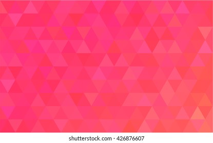 Geometric, bright pink background .