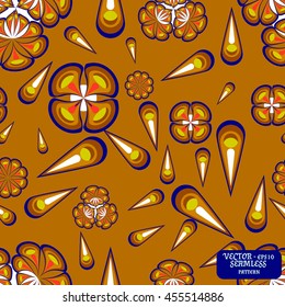 Geometric bright seamless pattern for textile, fabric, wallpaper