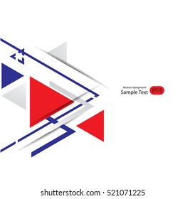 Geometric bright vector modern brochure design background